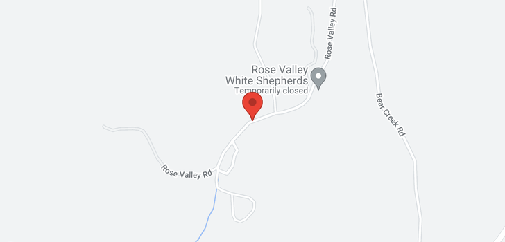 map of 98 Rose Valley Road
